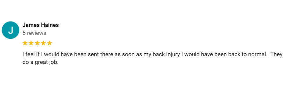 Chiropractic Seymour IN Testimonial